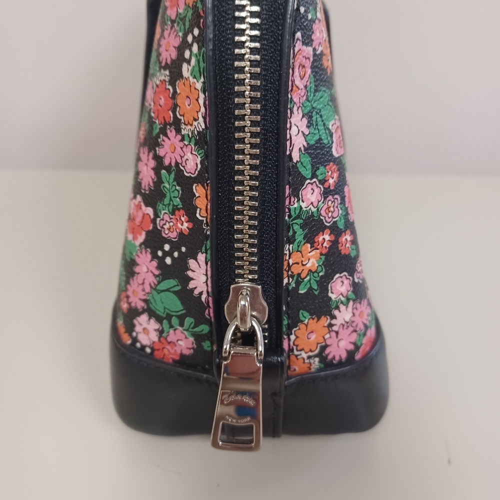 Coach Sierra Satchel In Posey Cluster Floral Print - Picture 7 of 13